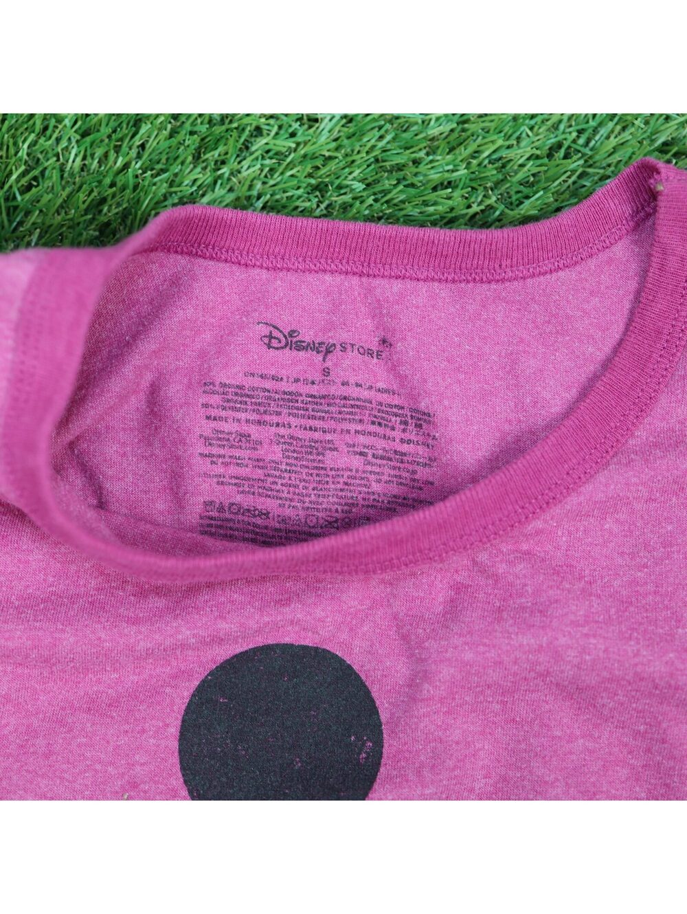 Mickey Mouse Pink Ringer T-Shirt - Picture 4 of 4